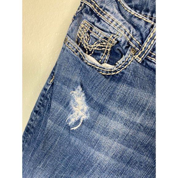 Vigoss womens Blue Bootcut Jeans Size 11Western Cowboy Embroidered Rodeo Denim - Picture 16 of 16